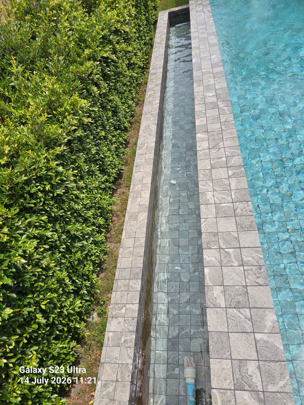 Villa lap pool maintained by Vida Group Samui
