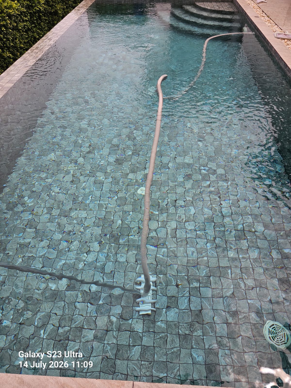 Villa pool maintained by Vida Group Samui